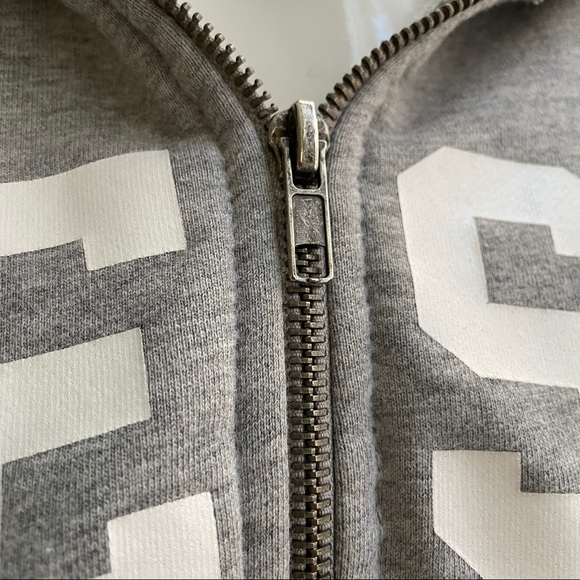 SOLD❤️ DIESEL Mens Size L Grey Hoodie Jacket - Picture 6 of 10